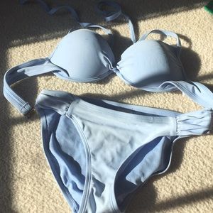 A swimsuit (top and bottom)